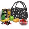 Custom  Pattern Lunch Bag Women Cooler Warm Insulated Lunch Boxes for Picnic Camping Work Travel Shoulder Bag