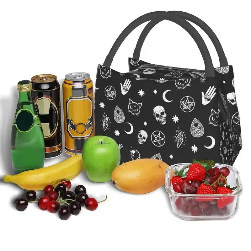 Custom  Pattern Lunch Bag Women Cooler Warm Insulated Lunch Boxes for Picnic Camping Work Travel Shoulder Bag