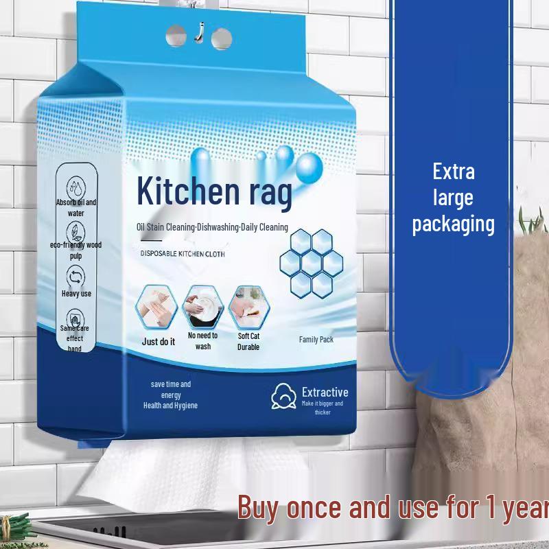 Newcomer Special: Disposable Hanging Paper Towel & Oil-Absorbing Dishcloth