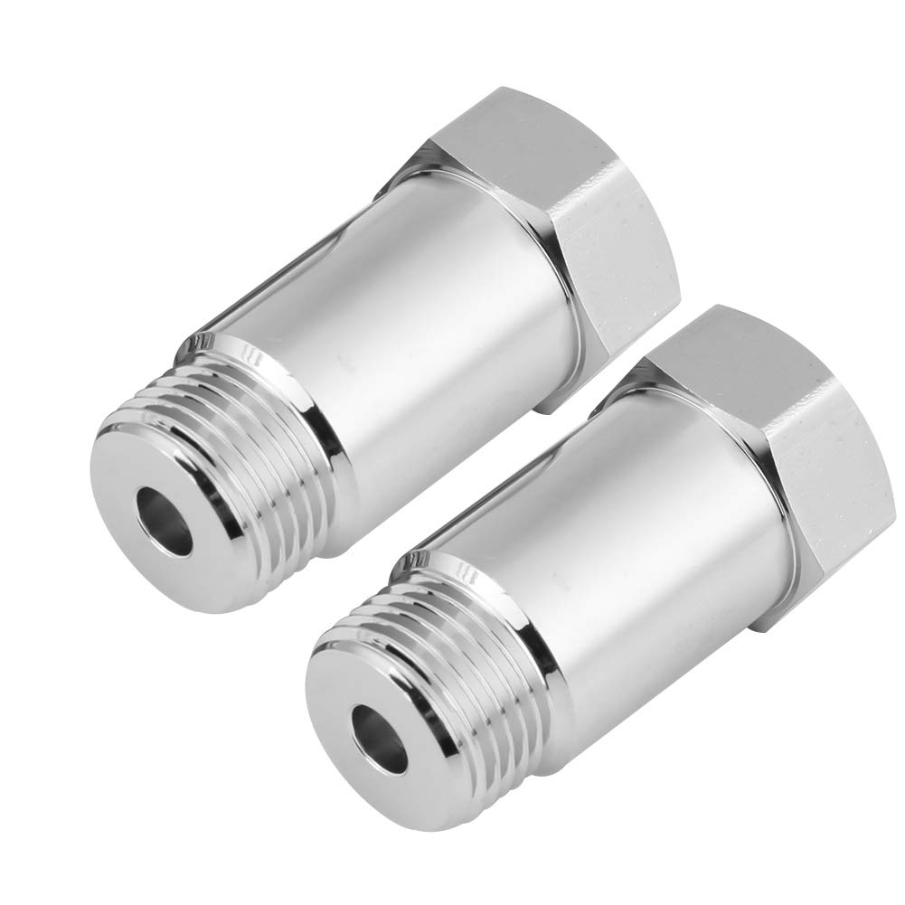Keenso 2pcs O2 Oxygen Sensor M18X1.5 Spacer Sensor Exhaust System