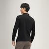 Septwolves Men's Modal Brushed Long-Sleeve Polo Shirt