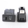 Aftermarket Upgrade AUX USB Port Audio Adapter Made Of ABS Material Non-deformable Structure Quick Installation Solution