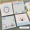 Cartoon Self Deprecating Bear with Good Looks and Sticky Notes for Students To Take Study Leave That Can Be Torn Without Leaking
