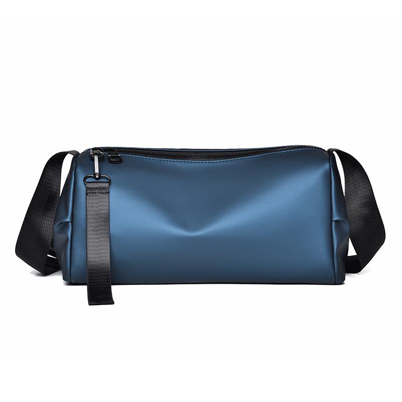 Trendy Korean-Style Retro Cylinder Crossbody Bag - Water-Resistant, Unisex Casual Shoulder Bag