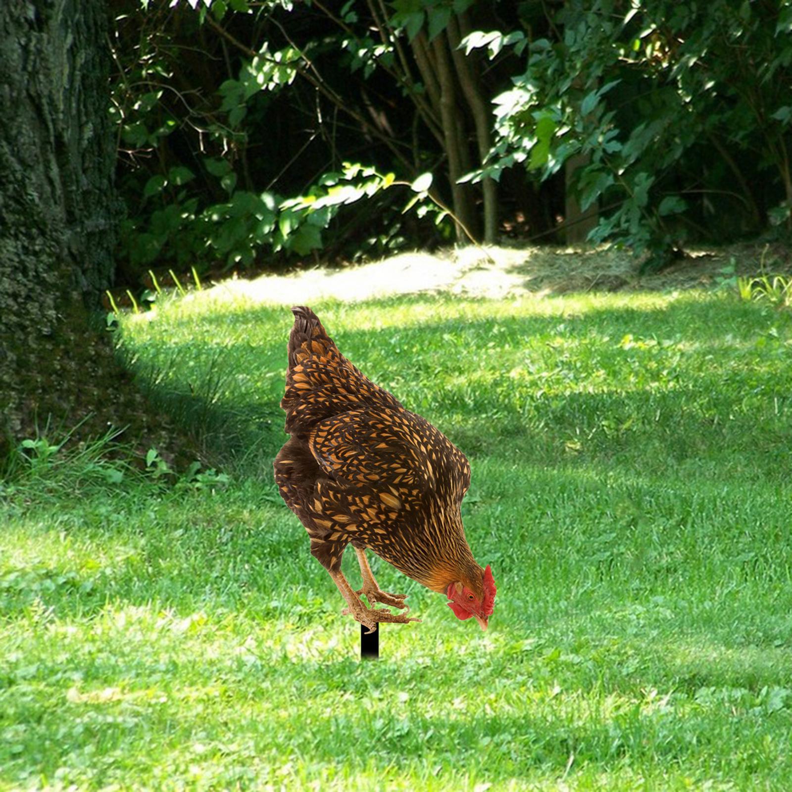

Акриловая садовая скульптура для кур, опоры для патио фермерского дома