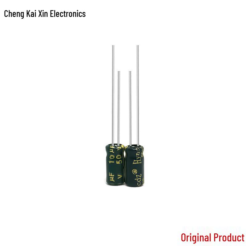 Aluminum Electrolytic Capacitor, 50V, 10uF, 4x7mm, High-Frequency Series, Large Stock.