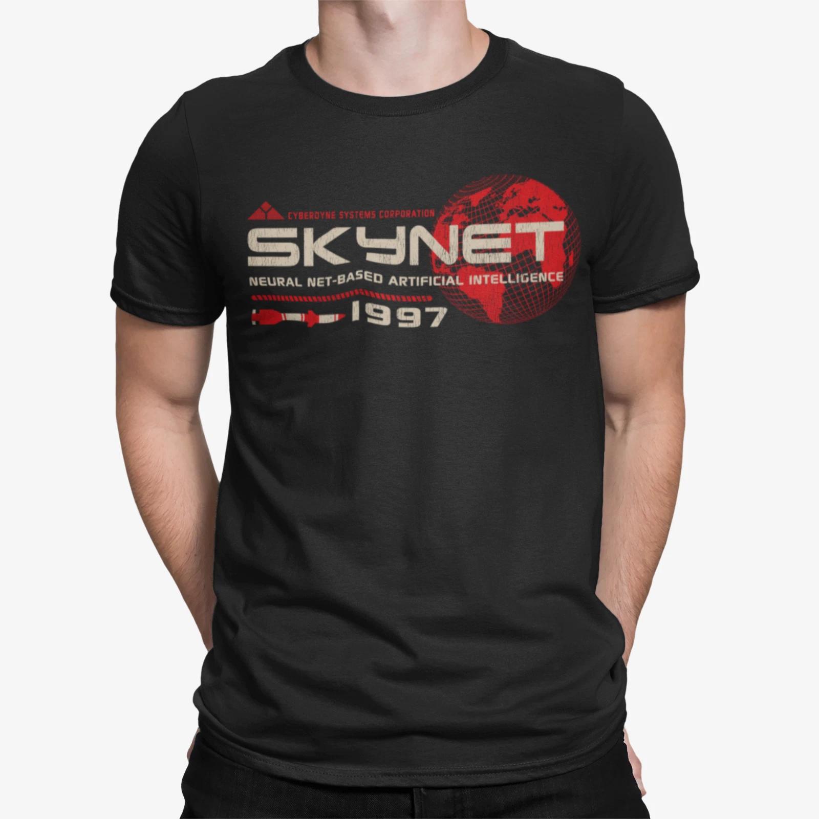 terminator skynet film movie crime mens birthday horror t shirt 3XL