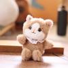 Realistic Cat Cute Plush Keychain With Ultra Soft Pp Cotton Bag Charm Gift