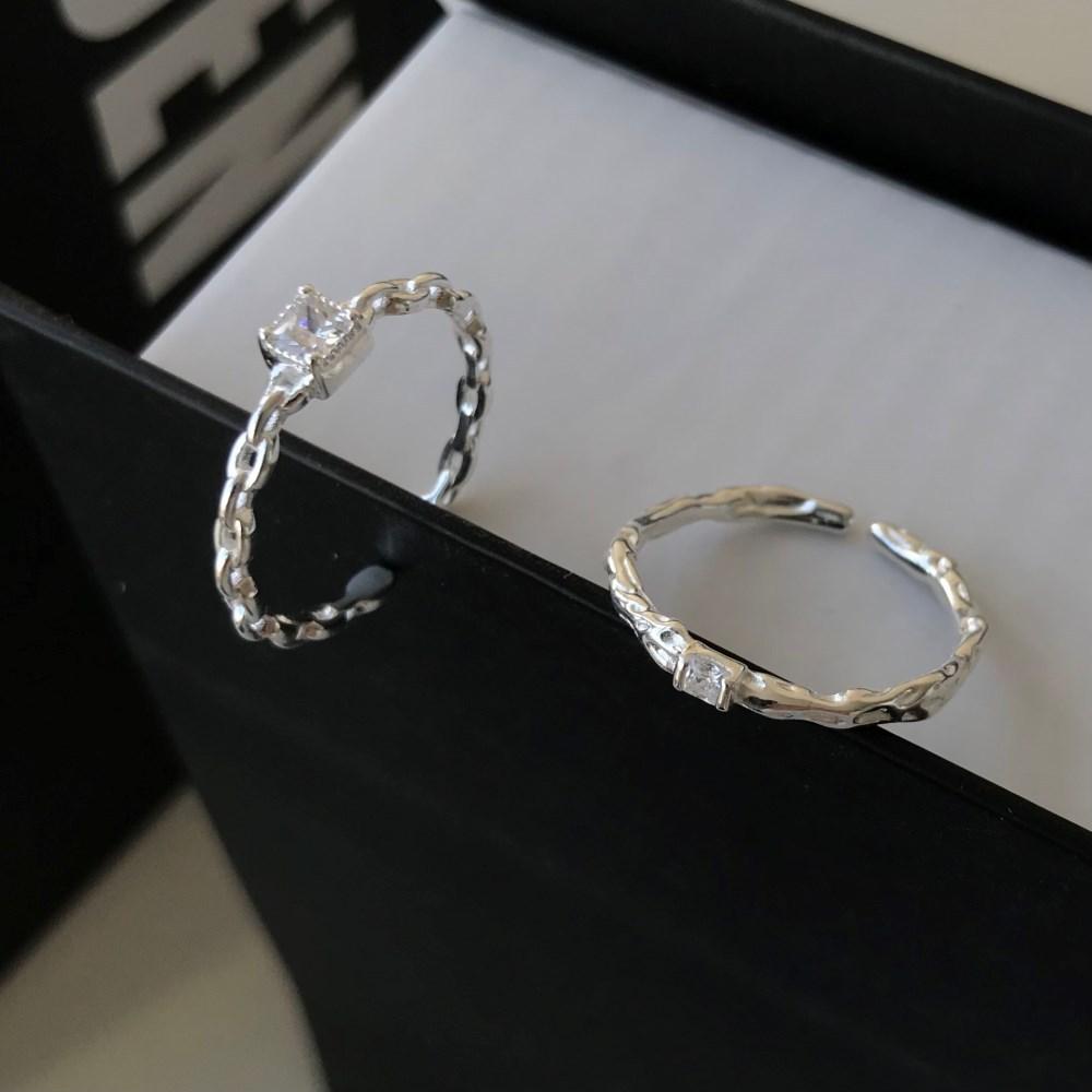 Tancise Classic 925 Sterling Silver Zircon Ring Ladies Jewelry Promesse de mariage Cadeau de fête