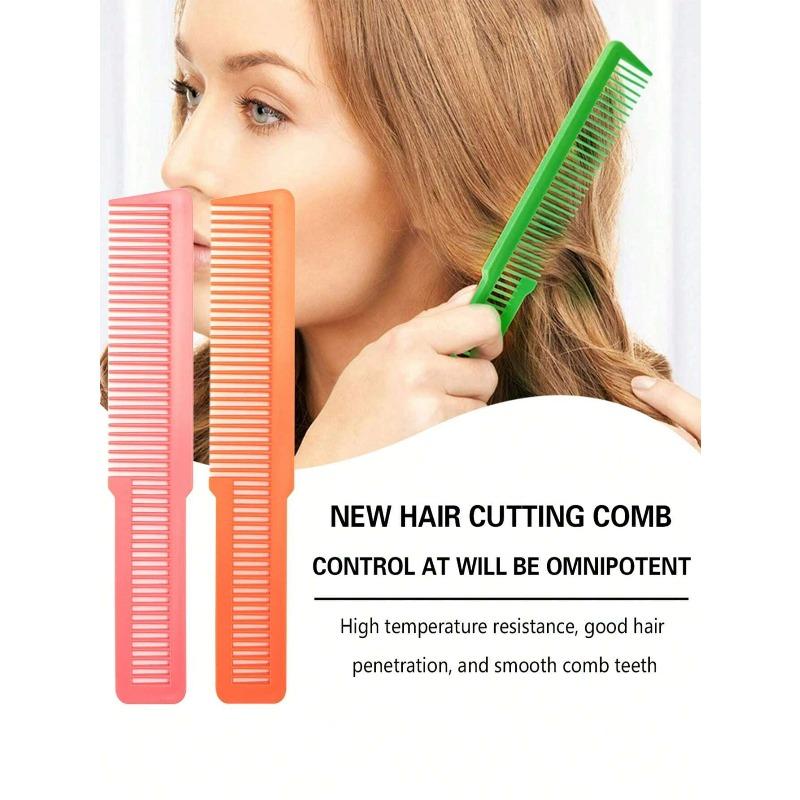 1pc Hair Cutting Comb Barber Comb Professional Styling Plastic Comb Household Salon Barber Styling Hair Comb For Stylists And Barbers, Hair Brush