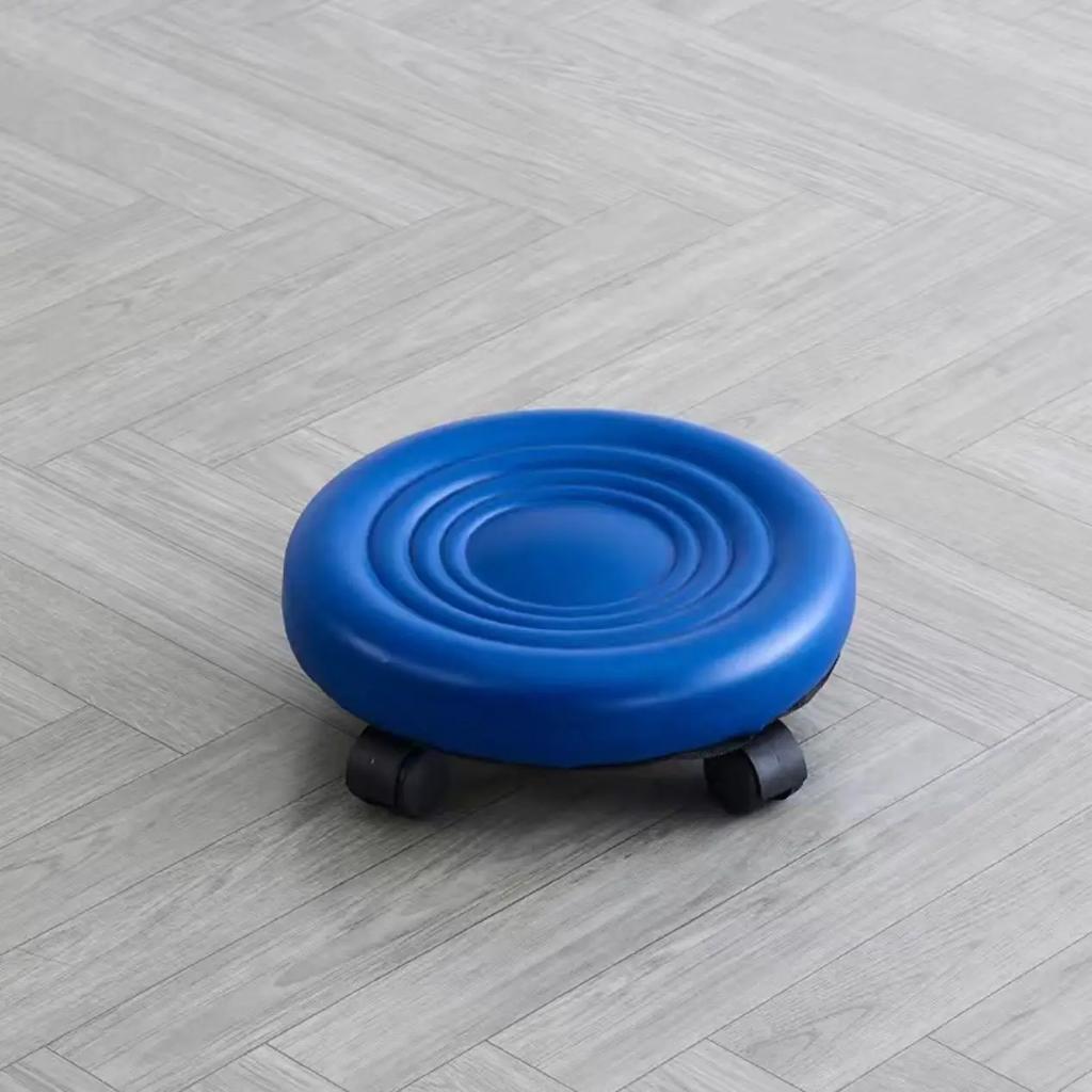 Stool with Pulleys for Car Washing, Movable Seatin, Housework, Mobile Farming Chair Wheel Chair