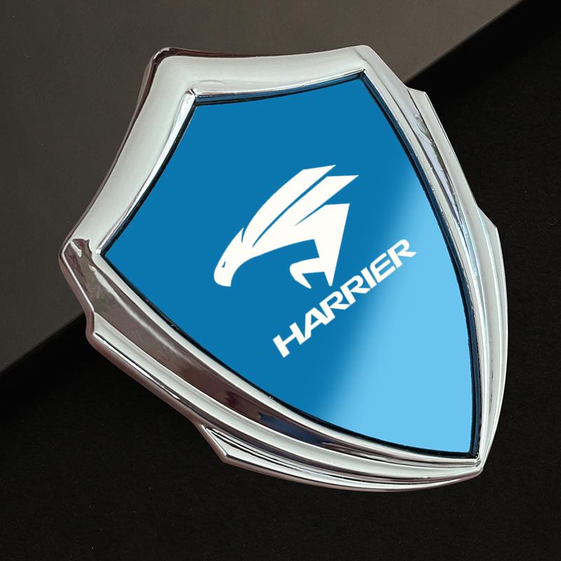 

auto accessory 3D metal accsesories car stickers for Toyota harrier