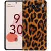 Mode Tiger Leopard Muster Blume Für Google Pixel 8 7 6 Pro 6A 5G Schwarze Handyhülle Weiche Stoßfeste Rückabdeckung TPU Hülle Coque