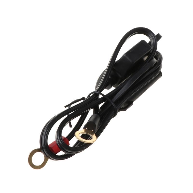 DC12-24V Motorcycle Battery Terminal Ring Sae Connector Harness Adapter