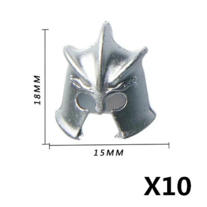 MOC Three Kingdoms Building Blocks Accessories Soldier Weapons Military Shield Sword Helmet Shoulder Armor Wings Mini Brick Toy