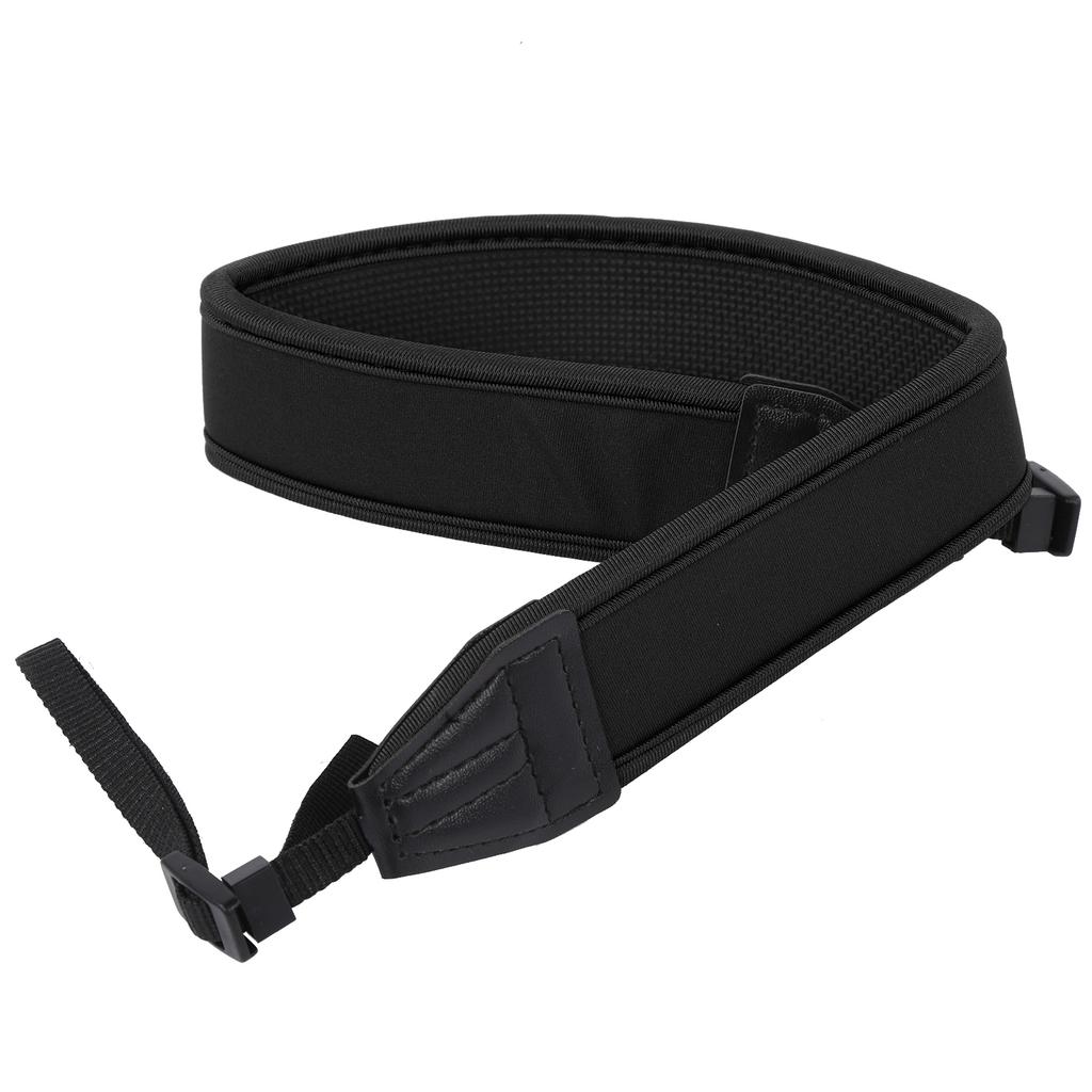 Portable   Digital Camera Antiskid Elastic Shockabsorbing Shoulder Strap(black )