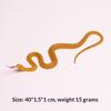 Lifelike 40cm Realistic Python Rubber Fake Snake Scary Prop for Halloween Celebration Garden Bird Repellent