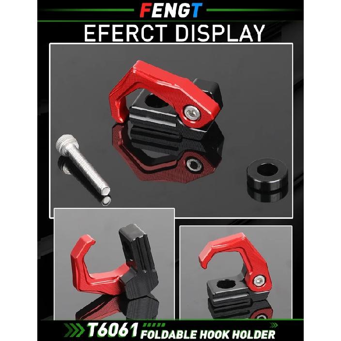 For LONCIN VOGE 525DS 525DSX CU525 250RR 300AC 300DS 500DS 500R Motorcycle Helmet Foldable Hook Luggage Bag Hooks Holder Hanger