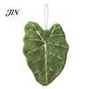 Bathroom Decor Hand Towel Leaf Shape Towel, Soft Absorbent with Hanging Loop, Kitchen Cute Maple Ginkgo Design for Drying Loop