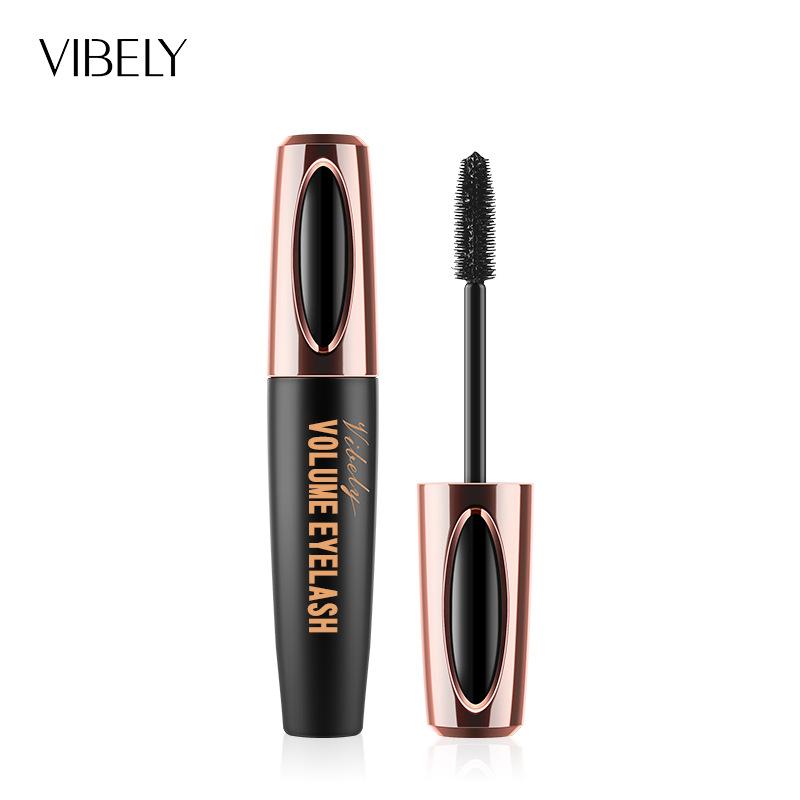 VIBELY 4D Volumizing Volumizing Volumizing Mascara in Black, Waterproof, Non-Smudding and Lengthening Mascara