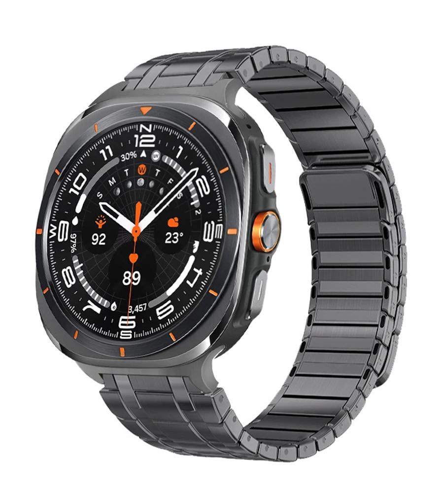 Stainless Steel Magnetic Band for Samsung Galaxy Watch Ultra 47mm Men Loop Strap Luxury Bracelet for SAMSUNG GALAXY ULTRA 47MM