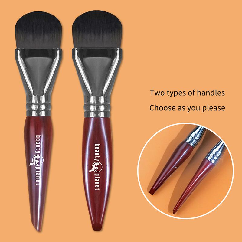1Pcs Flat Foundation Makeup Brush No Trace Liquid Foundation Concealer Brush Cosmetic Soft Tongue Foundation Make Up Brush