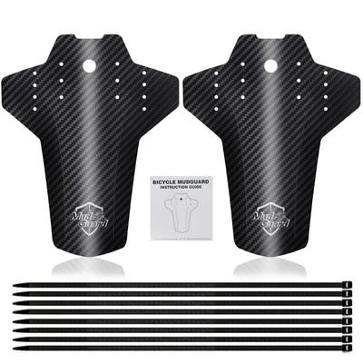1 pieza Guardabarros para Bicicleta MTB Guardabarros para Bicicleta Delantero Trasero Bicicleta de Montaña Carretera Guardabarros Descenso BXM Azulejo Retenedor de Barro Accesorios de Ciclismo
