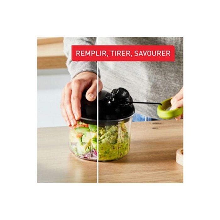 Tefal hachoir manuel 5 secondes 900 ml rapide et facile à utiliser