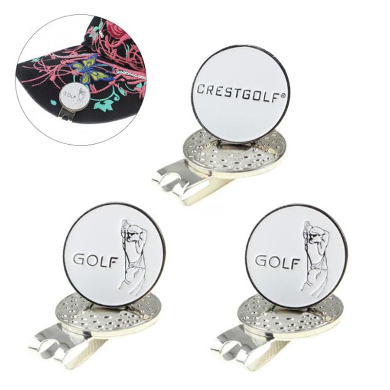 1Pc Golf Kappe Clips Golf Ball Marker Hut Clip Training Zubehör