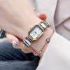 Fashion Ladies Watch Square Dial Watch Femininity Metal Strap Personalized Watch