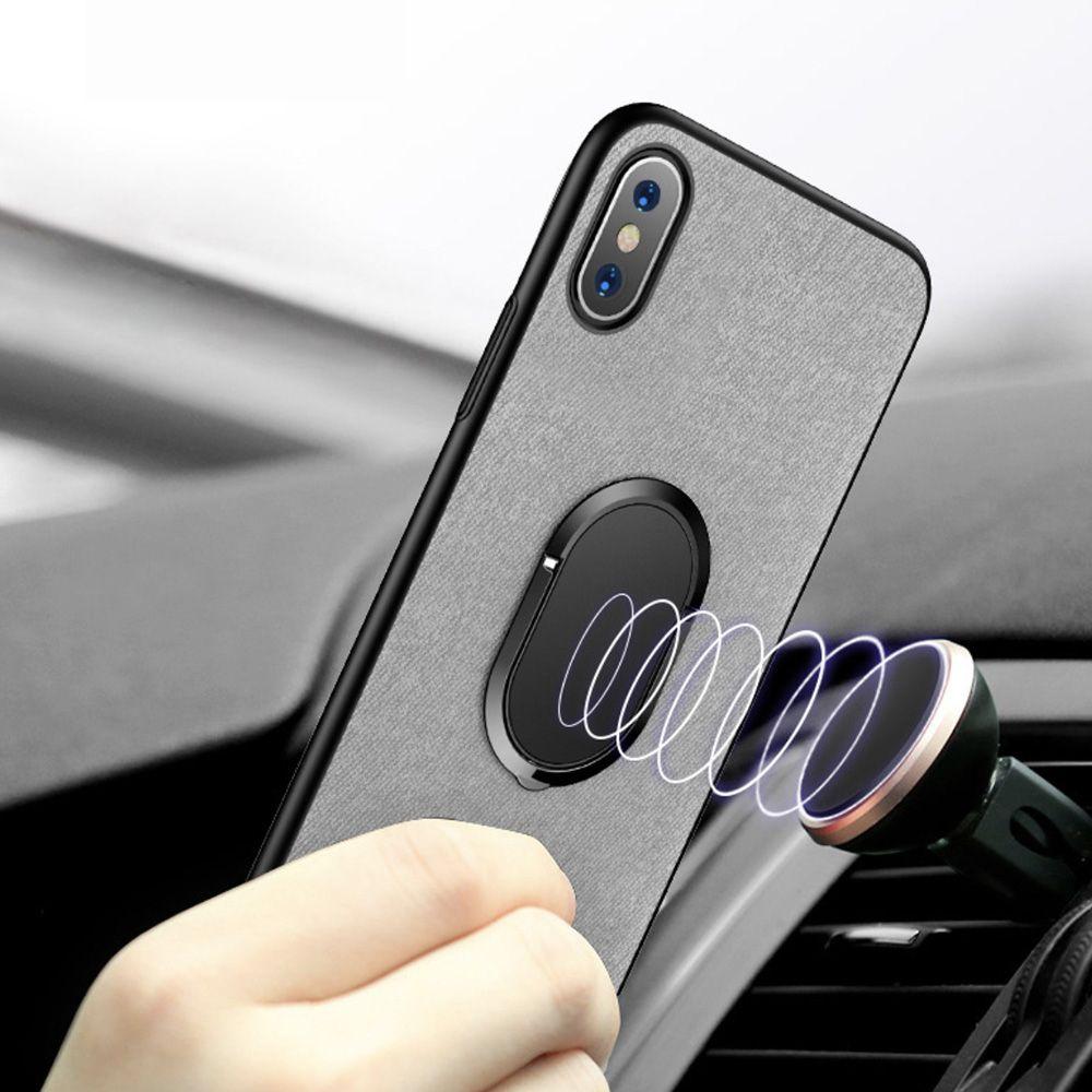 Magnetic Anti-fall Vehicle-Mounted Ring Stand 360° Rotation Phone Holder Mobile Phone Accessories