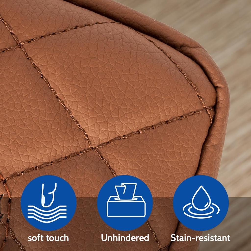 Car Tissue Holder, Standard Tissue Holder For Car Pu Leather Car Napkin Holder, Car Backseat Extra Large Tissue Organization Fit For 120-150 Tissues