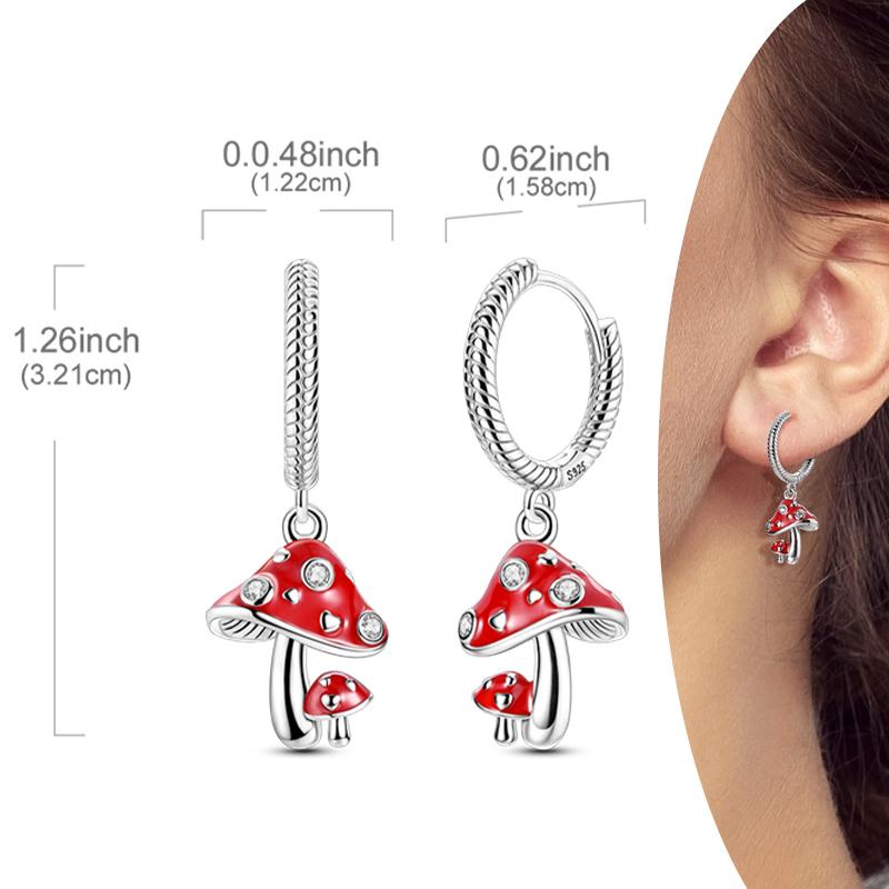 New 925 Silver Hoops Earrings For Woman Starlight Crystal Hoop Coil Earrings Eardrop With Zircon Fashion Jewelry Girls