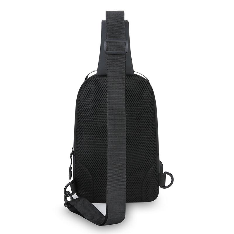 1Pc New Breast Bag Men's Fashion Casual Business Shoulder Messenger Bag Youth Large-capacity Outdoor Sports Bag