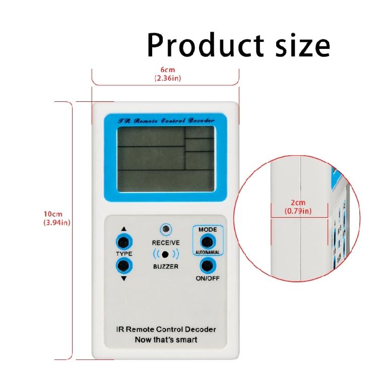 User Friendly Universal Remotes Control Decoders with Real Time Monitoring Capabilities Received Data LED Display
