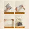 Reusable Kitchen Hanging Mesh Bag Polyester Storage Bag Kitchen Net Pocket