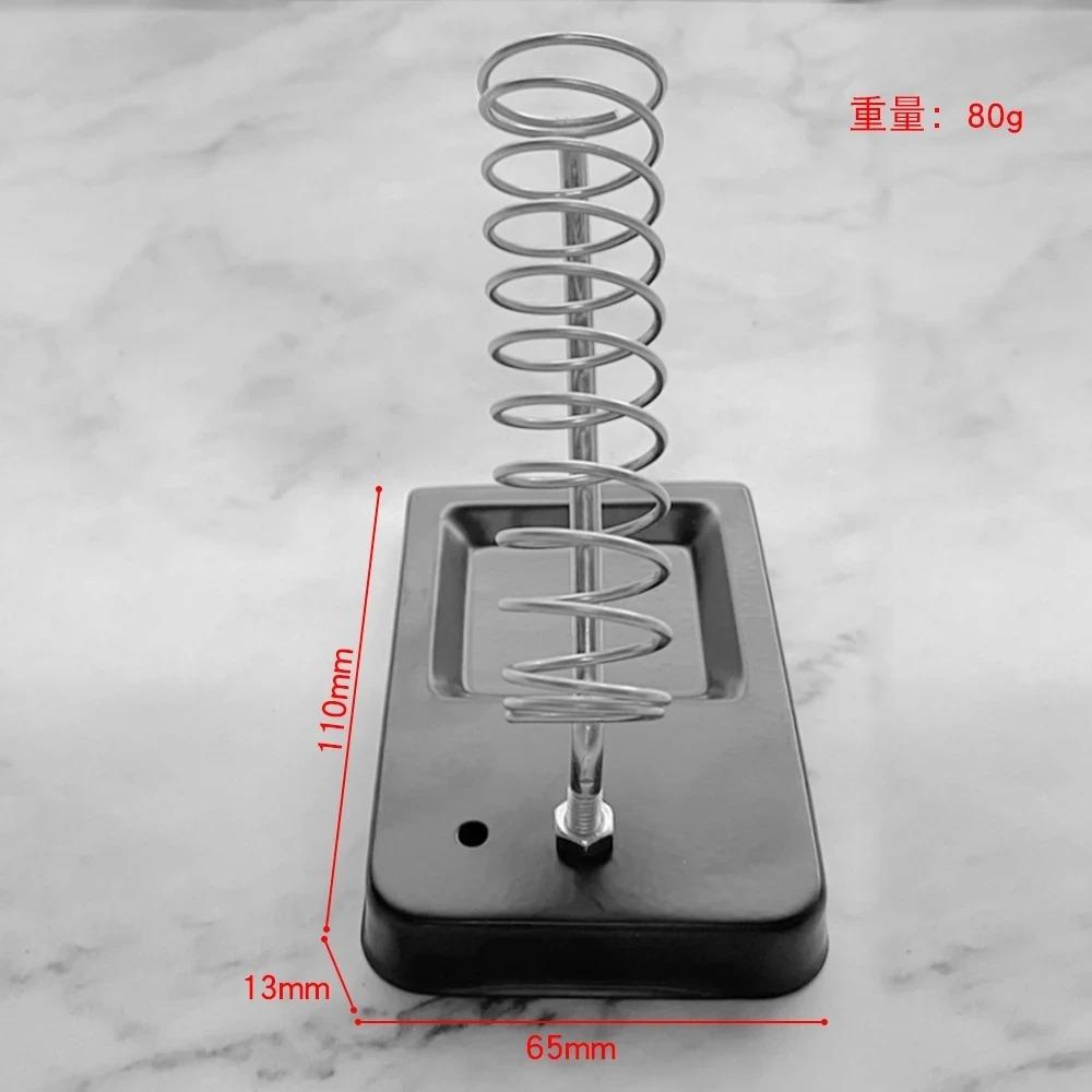 Portable Soldering Iron Stand with Sponge Holder Secure Stable Durable Quick Setup for Electronics Hobbyists