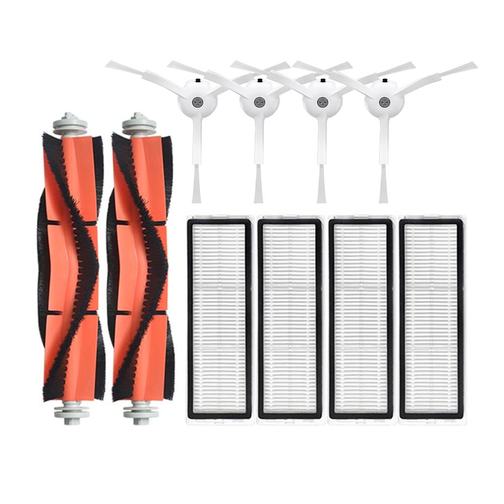 HEPA-filter + sidebørste + hovedbørste for Xiaomi MI Robotstøvsuger 2 Roborock S50 S51 støvsugerdeler, tilbehør
