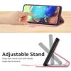 Für Samsung Galaxy M35 5G Hülle mit Handschlaufe Y-förmiger Linienaufdruck Leder Handyhülle