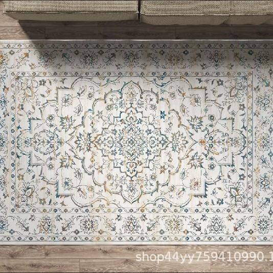 Persian Style Carpet, Living Room Coffee Table, Bedroom Full Of Floor Mats, Ethnic Style Thickened Washable Non-Slip Carpet