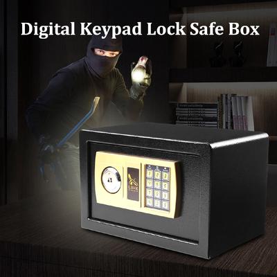 Black Digital Security Secret Box Sejf na ognioodporny Idealny elektroniczny sejf na hasło do biżuterii Gold Caja Fuerte