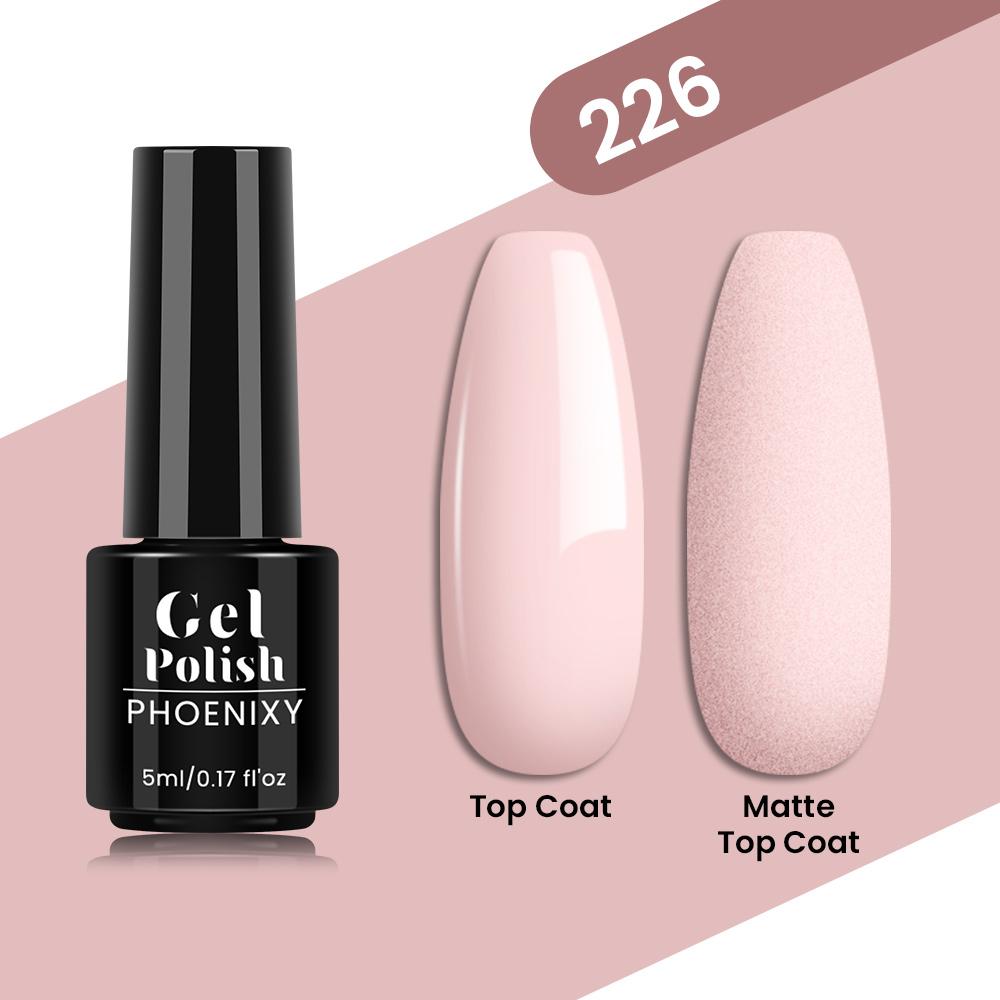 

Лак для ногтей PHOENIX, монохромный цвет, полуперманентный дизайн ногтей, маникюр, замачиваемый светодиодный УФ-гель, лак для салона ногтей (5мл) 226