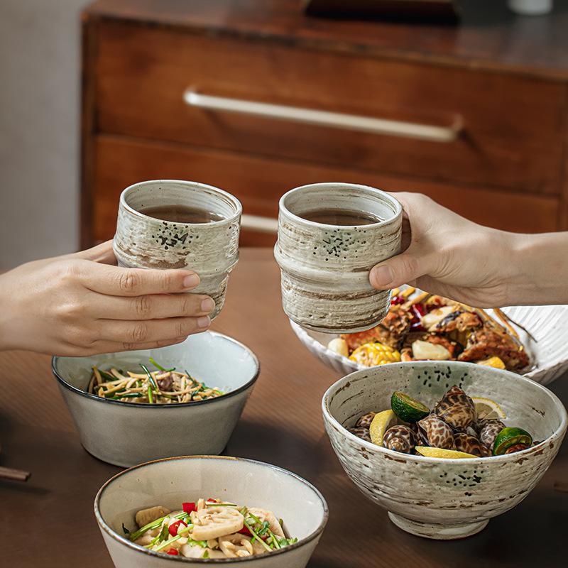 Wabi Sabi Wind Hand Cup Retro Nostalgic Gourd Cup Characteristic Tea Cup Ceramic Master Cup Export