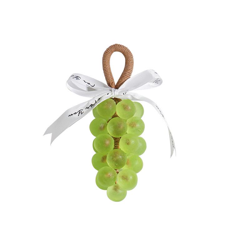 

Handmade Crystal Grape Soap - Grape Cluster Shape & Scent, Gift Box Included 25 Pieces