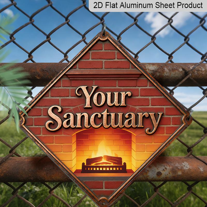 

2D Flat - 1pc Private Space Theme Home Decor Gift for Friends | Vintage Metal Aluminum Sign, Suitable for Study, Bedroom, Studio, Hallway, Reading 20*20cm