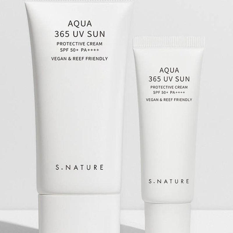 

S.NATURE [Influencer Pick] Aqua 365 UV Sunscreen 80ml + 40ml 2-piece set (+ 20ml cleansing foam included) 80ml+40ml