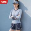 Yuke Women's Modest Long Sleeve Two-Piece Swimsuit