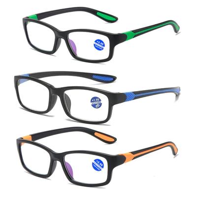 Retro New Far Sight Reading Glasses Flexible  Presbyopic Eyewear Unisex Vintage Square Transparent Eyeglasses For Sports