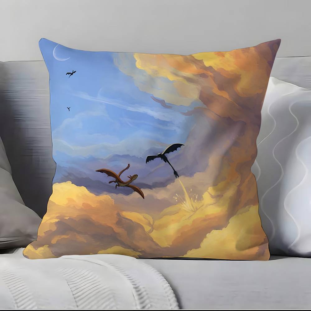 F-Fourth W-Wing D-D-Dragon Anime Pillow Case Pillowcase Soft Skin Friendly & Comfortable With A Hidden Zipper
