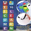 Blulu Back to School Banner Welcome Banner for First Day of School Welcome Ready to Learn Party Supplies Photo Props for Kindergarten Primary
